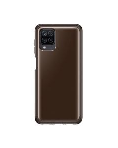 Чохол Samsung A125 Galaxy A12 Soft Clear Cover Black (EF-QA125TBEG)