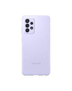 Чехол накладка Samsung A72 Silicone Cover Violet (EF-PA725TVEGRU)