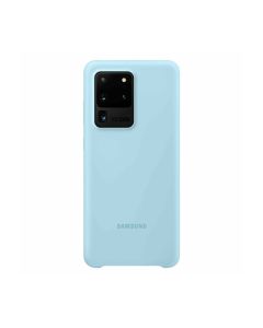 Чехол накладка Samsung G988 Galaxy S20 Ultra Silicone Cover Sky Blue (EF-PG988TLEG)