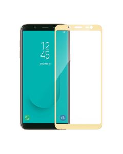 Защитное стекло для Samsung J6-2018/J600 3D Gold