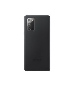 Чехол накладка Samsung N980 Galaxy Note 20 Clear Leather Cover Black (EF-VN980LBEGRU)