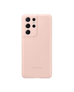 Чехол накладка Samsung G998 Galaxy S21 Ultra Silicone Cover Pink (EF-PG998TPEG)
