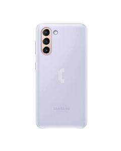 Чехол накладка Samsung G991 Galaxy S21 Smart LED Cover Violet (EF-KG991CVEG)