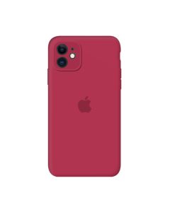 Чехол Soft Touch для Apple iPhone 11 Rose Powder with Camera Lens Protection