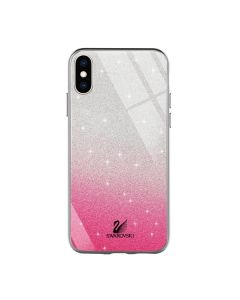 Чохол Swarovski Case для iPhone X/XS Pink/Violet