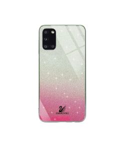 Чехол Swarovski Case для Samsung A31-2020/A315 Green/Light Pink