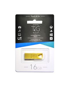 Флешка T&G 16GB 117 Metal Series Gold (TG117GD-16G)