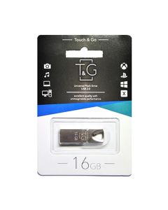 Флешка T&G 16Gb 117 Metal Series Silver USB 2.0