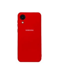 Чехол Original Soft Touch Case for Samsung A03 Core/A032 Red