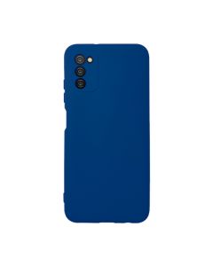 Чохол Original Soft Touch Case for Samsung A03s-2021/A037 Dark Blue with Camera Lens