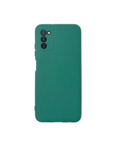 Чехол Original Soft Touch Case for Samsung A03s-2021/A037 Pine Green with Camera Lens