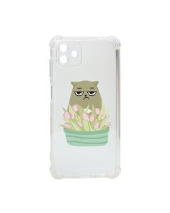 Чохол Wave Cute Case для Samsung A04-2022/A045 Clear Cat is a Mood with Camera Lens