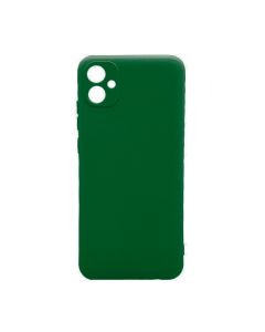 Чехол Original Soft Touch Case for Samsung A04-2022/A045 Dark Green with Camera Lens