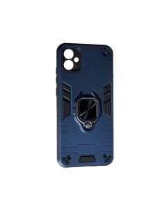 Чохол Armor Antishock Case для Samsung A04e-2022/A042 with Ring Dark Blue with Camera Lens