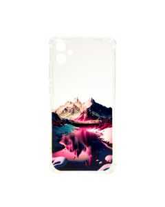 Чохол Wave Above Case для Samsung A04e-2022/A042 Clear Rose Vallery with Camera Lens