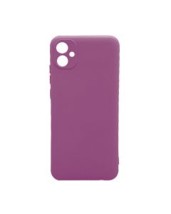 Чехол Original Soft Touch Case for Samsung A04-2022/A045 Purple with Camera Lens