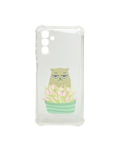 Чохол Wave Cute Case для Samsung A04s-2022/A047 Clear Cat is a Mood with Camera Lens