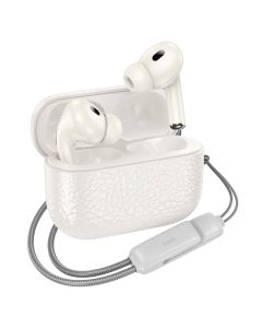 Бездротові навушники HOCO EQ9 Plus Duke true wireless ANC Noise Reduction BT headset Milky White