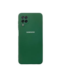 Чохол Original Soft Touch Case for Samsung A12-2021/A125/M12-2021 Pine Green with Camera Len