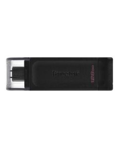 Флеш-накопичувач USB3.2 128GB Type-C Kingston DataTraveler 70 Black (DT70/128GB)