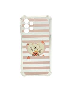 Чохол Wave Cute Case для Samsung A23-2022/A235-2022 Clear Kitty Love with Camera Lens