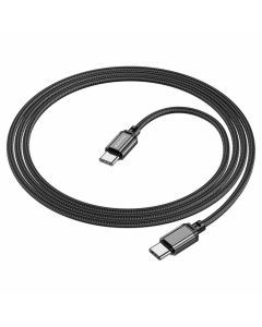 Кабель BOROFONE BX87 Sharp 60W charging data cable for Type-C to Type-C Black