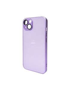 Чохол для смартфона AG Glass Matt Frame Color Logo for Apple iPhone 13 Light Purple