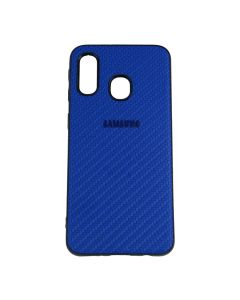 Чехол накладка Carbon для Samsung A40-2019/A405 Dark Blue