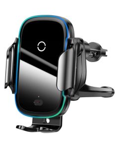Автотримач для телефона з БЗП Baseus Light Electric Holder Black