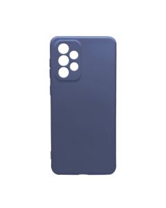 Чехол Original Soft Touch Case for Samsung A53-2022/A536 Dark Blue with Camera Lens