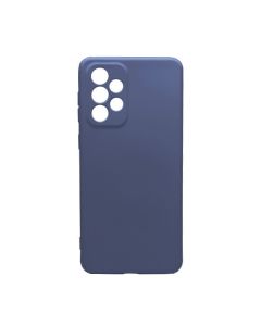 Чехол Original Soft Touch Case for Samsung A73-2022/A736 Dark Blue with Camera Lens