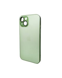 Чохол для смартфона AG Glass Matt Frame Color Logo for Apple iPhone 15 Light Green