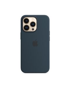Чехол Apple iPhone 13 Pro Silicone Case with MagSafe Abyss Blue (MM2J3ZE/A)