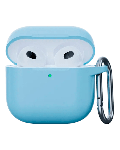 Футляр для навушників AirPods 4 Ultra Thin Case Light Blue
