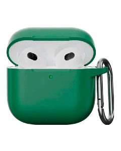 Футляр для навушників AirPods 4 Ultra Thin Case Needle Green