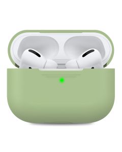 Футляр для наушников AirPods Pro AhaStyle Full Cover Silicone Case Avocado Green