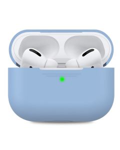 Футляр для наушников AirPods Pro AhaStyle Full Cover Silicone Case Sky Blue