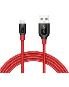 Кабель Anker Powerline+ V3 Micro USB 1.8m Red