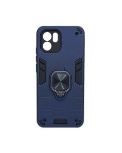 Чехол Armor Antishock Case для Xiaomi Redmi A1/A2 with Ring Dark Blue with Camera Lens