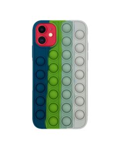 Чохол Antistress Pop It для Apple iPhone 11 Green/White