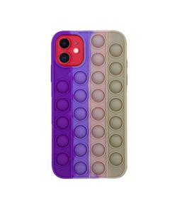 Чохол Antistress Pop It для Apple iPhone 11 Violet/Pink