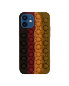Чохол Antistress Pop It для Apple iPhone 12 Mini Brown/Hz