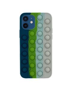 Чохол Antistress Pop It для Apple iPhone 12 Mini Green/White