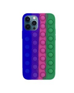 Чохол Antistress Pop It для Apple iPhone 12 Pro Max Blue/Sea Breez
