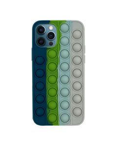 Чохол Antistress Pop It для Apple iPhone 12 Pro Max Green/White