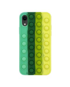 Чохол Antistress Pop It для Apple iPhone XR Sea Breez/Light Green