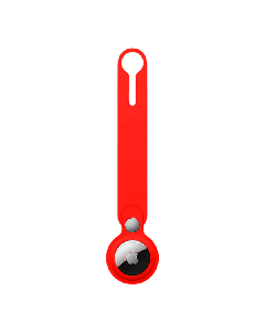 Брелок Apple AirTag Silicone Key Loop Red