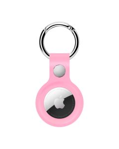 Брелок Apple AirTag Silicone Key Ring Pink