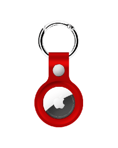 Брелок Apple AirTag Silicone Key Ring Red