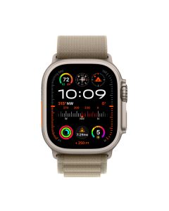 Смарт-годинник Apple Watch Ultra 2 Cellular 49mm Titanium/Olive Alpine Loop (MREY3) M українська версія